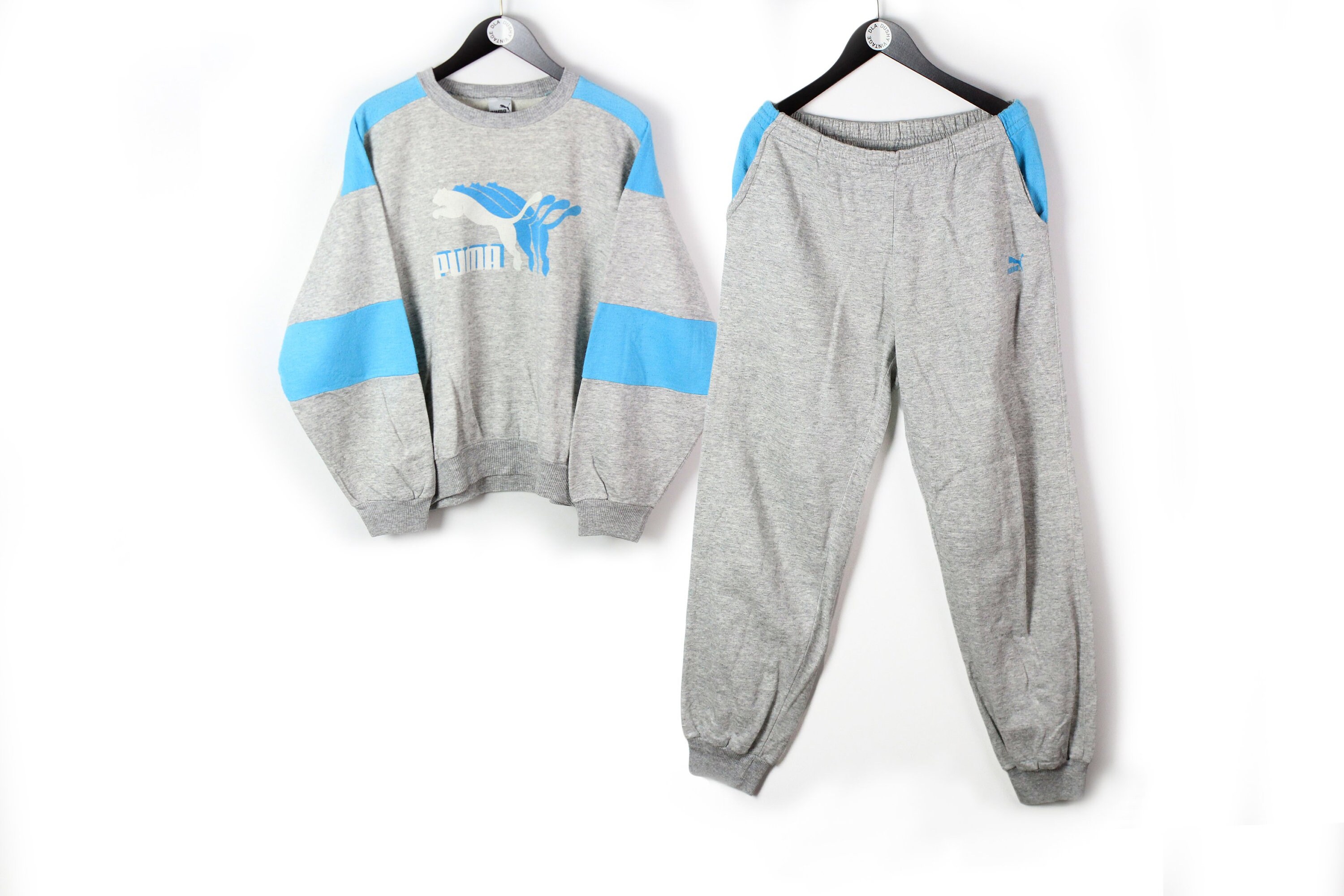 Vintage PUMA Tracksuit Gray Blue Size M Men's Sweatshirt - Etsy UK