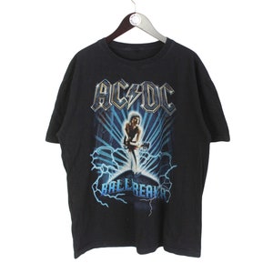 vintage AC/DC Ballbreaker t-shirt black Size XL rare retro rocker merch authentic tour band music top big logo 90&#39;s concert shirt metal rock