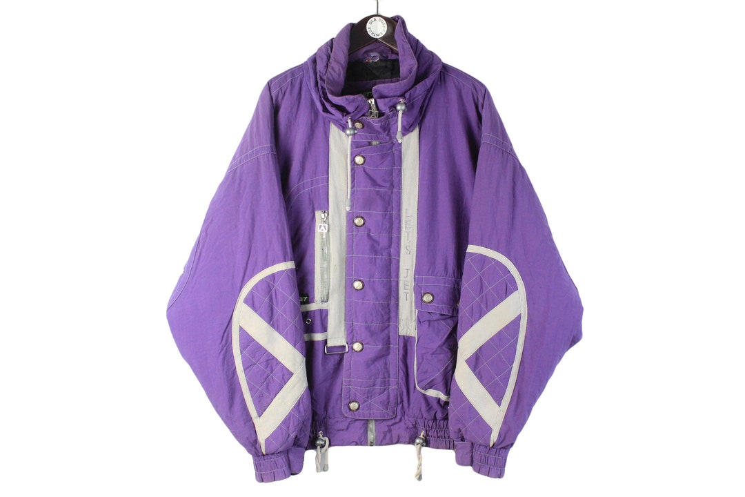 Vintage LET'S JET Ski Jacket Size XL Men's Authentic Retro 90's Ski