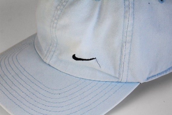 vintage NIKE hat swoosh small logo baseball cap o… - image 3