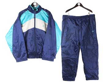 Vintage PUMA Tracksuit Jacket and Track Pants Size M Retro