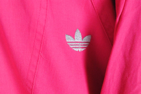 vintage ADIDAS ORIGINALS Track Jacket Size S pink… - image 3