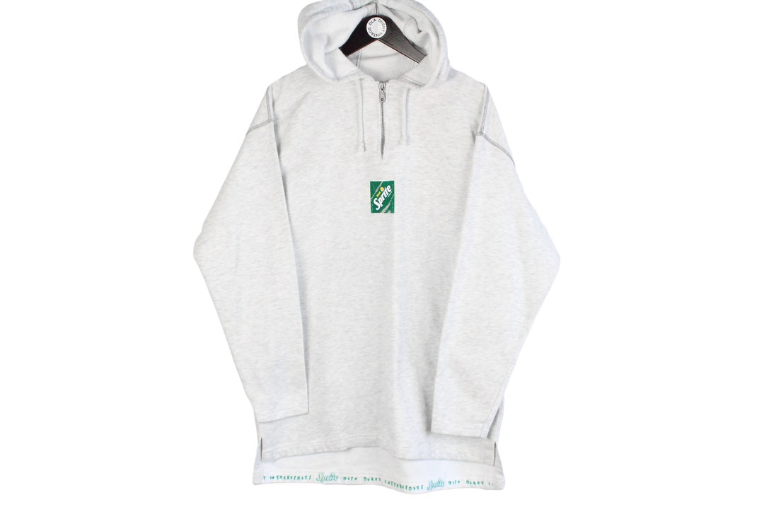 Vintage SPRITE Hoodie Authentic Sweatshirt Long Sleeve Size L Collection Retro Sport Cotton Classic Jumper Big Logo Can 90 s Streetwear Rare Etsy