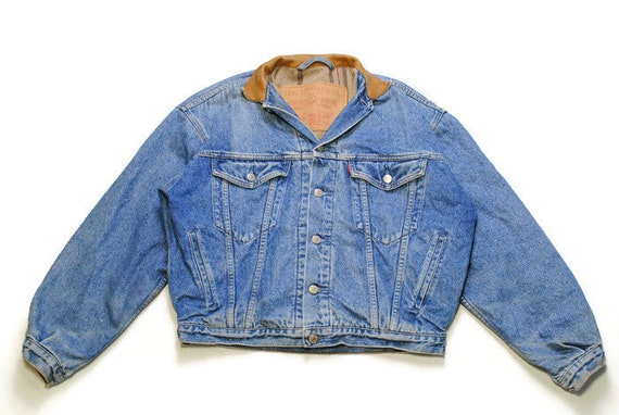 levi denim bomber jacket