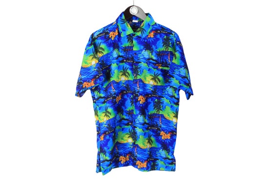 vintage HAWAII shirt beach Tropical pattern short… - image 1