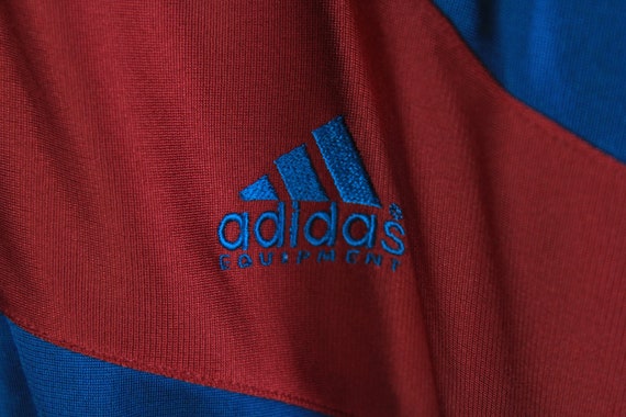 vintage ADIDAS EQUIPMENT tracksuit blue red Size … - image 5