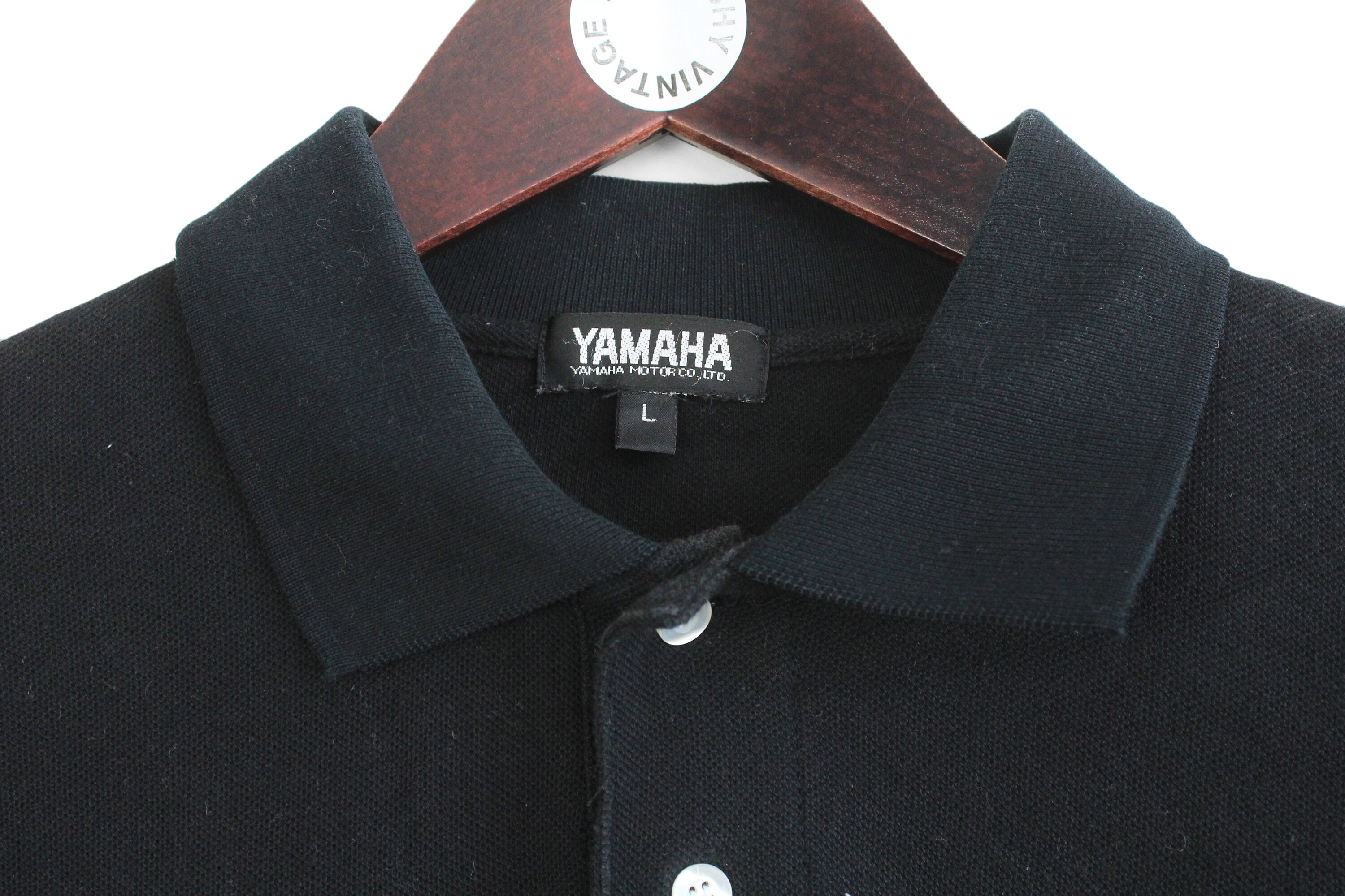 ヴィンテージ ヤマハ レーシング チーム ポロ Tシャツ メンズ Lサイズ