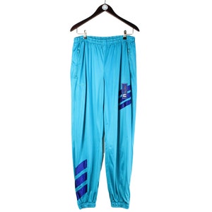 vintage ADIDAS ATP Tour Track Pants blue tennis logo Size XL authentic sport trousers retro 90&#39;s athletic athletic rave clothing light wear
