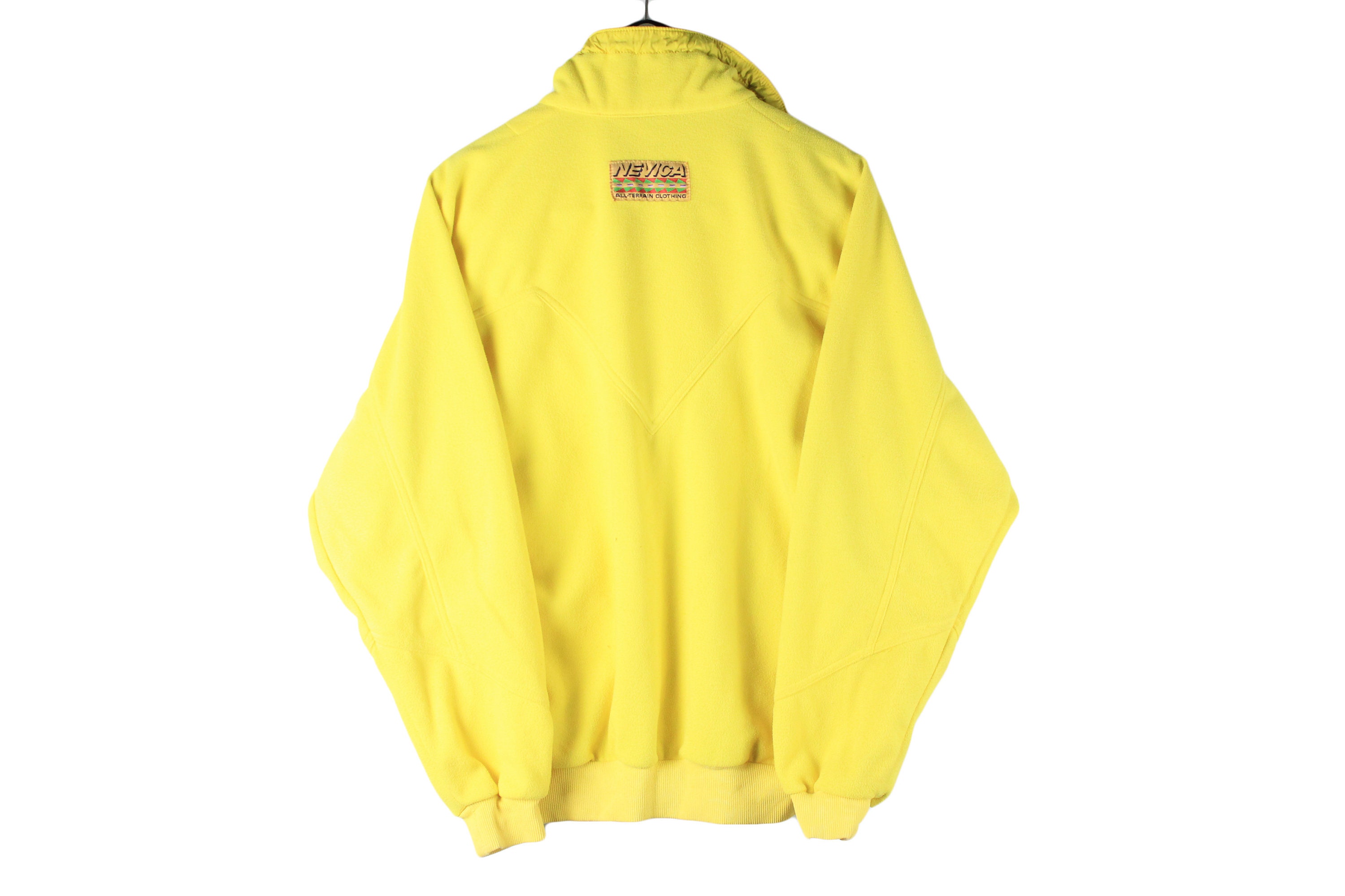 sale☆国内未入荷【新品】yellowpelota*スウェット10y Vintage NEVICA Fleece Half Zip Size M Rare Retro Yellow Wear