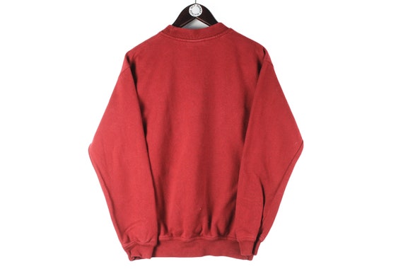 vintage PUMA sweatshirt authentic red pullover Si… - image 2