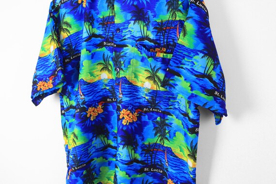 vintage HAWAII shirt beach Tropical pattern short… - image 3