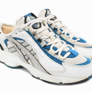vintage ASICS Sneakers Women&#39;s trainers authentic athletic classic shoes Size US 6 rare retro sport 90&#39;s casual streetwear running white