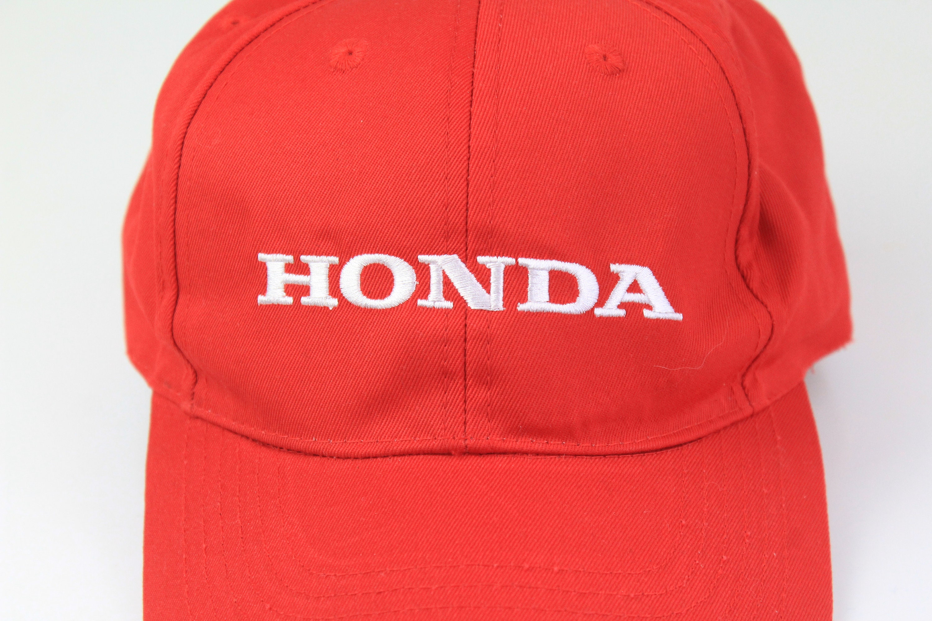 Vintage HONDA Team Men's Cap One Size Red Big Logo Hat Etsy