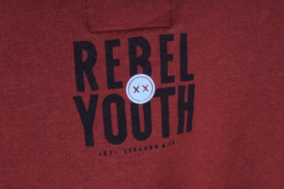 vintage LEVIS men's sweatshirt Rebel Youth authen… - image 6