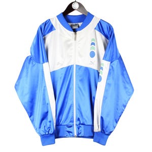 vintage PUMA for Boris Becker track jacket men&#39;s Size L authentic retro tennis style sport 90s windbreaker athletic streetwear blue