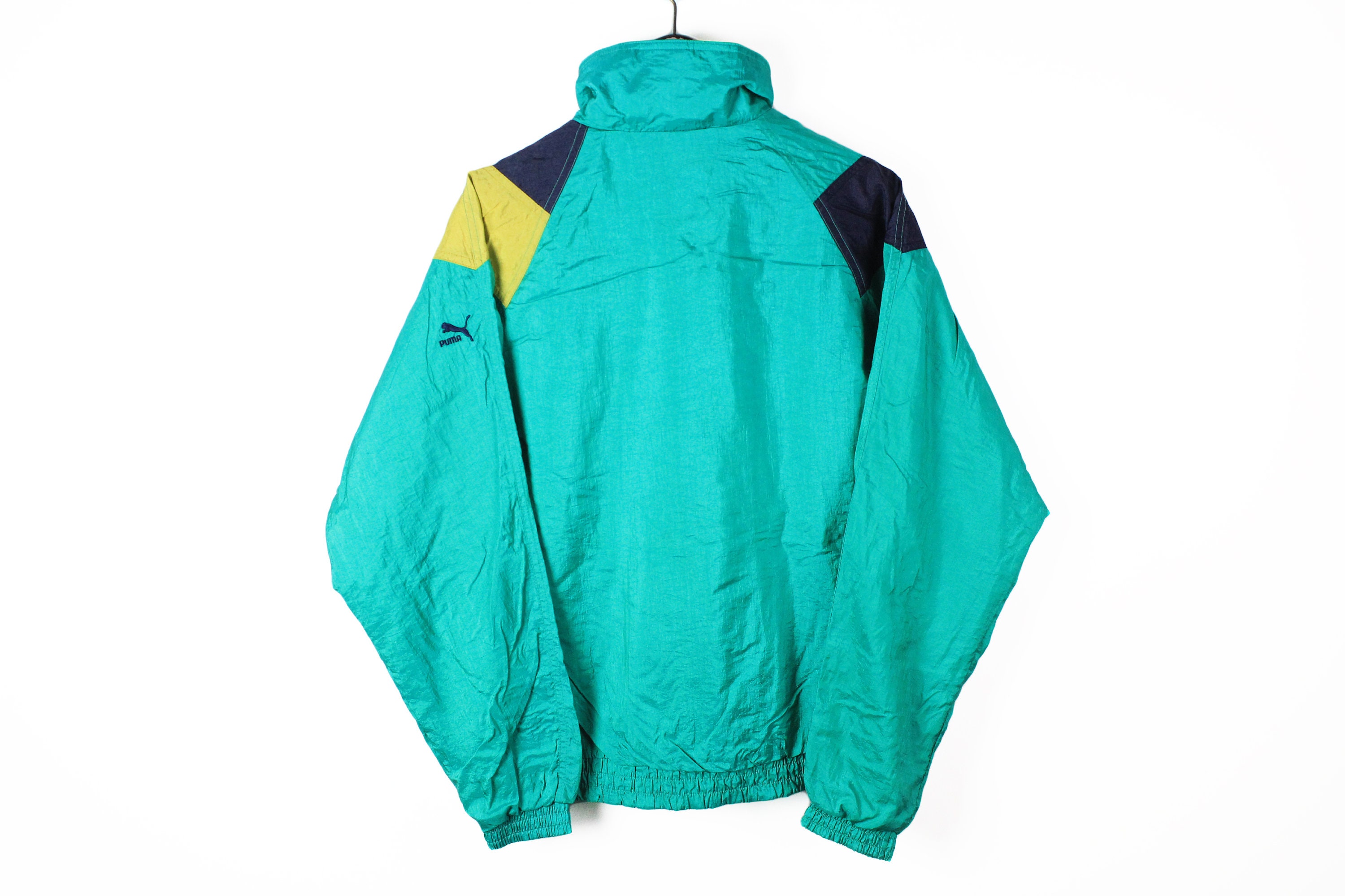【70〜80s】vintage PUMA track jacket 西ドイツ製 80s Puma Vintage Men's Track Jacket Size M Black & Acid