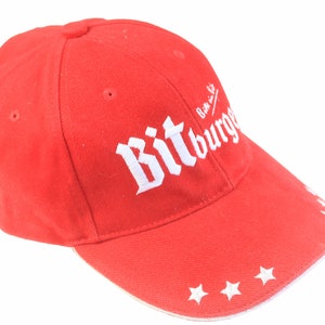vintage BITBURGER Formula 1 Cap big logo 90s collection One Size Big logo Hat race team red retro F1 racing Formula 1 beer sponsor hat