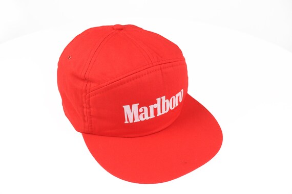 Vintage MARLBORO Cap Hat One Size Red 