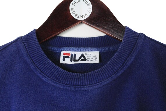 Vintage FILA Sweatshirt Authentic 90's Big Logo Oversize Athletic
