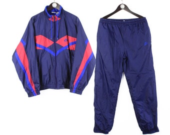 Vintage NIKE Tracksuit Size L Oversize Retro 90's Sport - Etsy