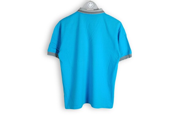 Vintage PLAYBOY Polo T-shirt Blue Size S Men's Small Logo