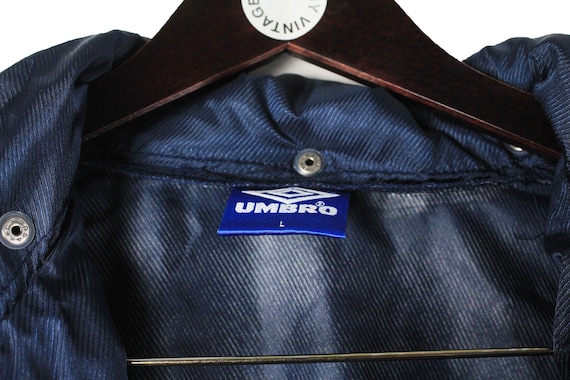 Vintage UMBRO Jacket Men's Size XL Retro 90s Sport Wear Blue Red