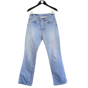 vintage LEVIS 525 Jeans authentic men's Blue denim Pants Size W 30 L 32 jean trousers classic work wear 90's old school street style