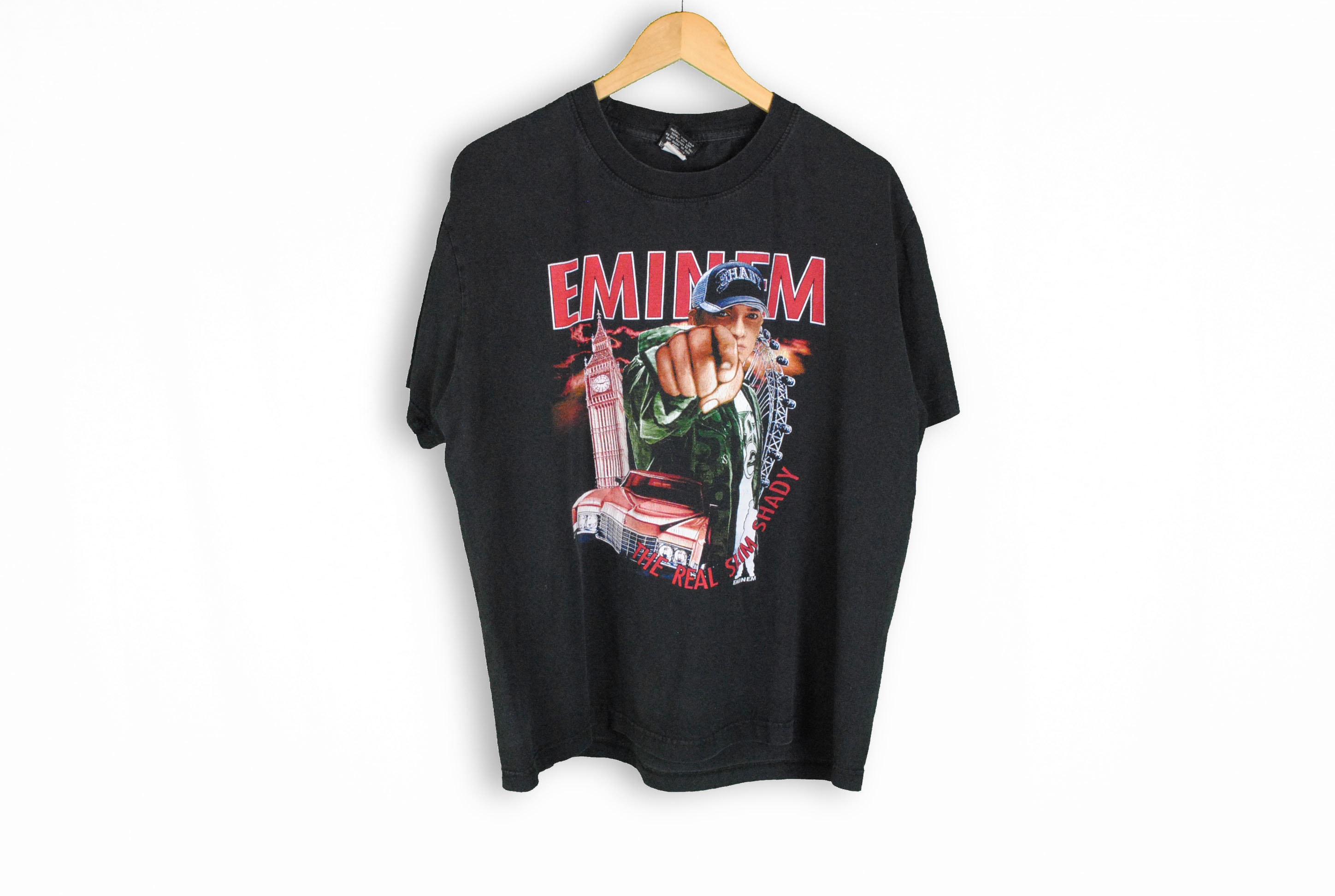 Vintage EMINEM the Real Slim Shady T-shirt RED Rock of the - Etsy