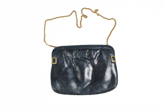 vintage CHLOE Paris Python Leather women's Crossbo