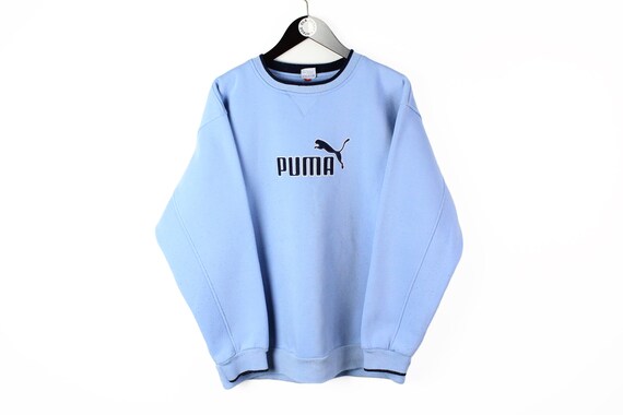 vintage PUMA big logo sweatshirt Activity Wear Si… - image 1