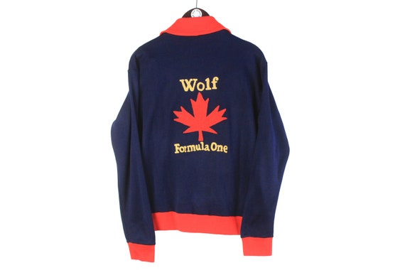 vintage WOLF Formula 1 Team Jacket Size L big log… - image 1