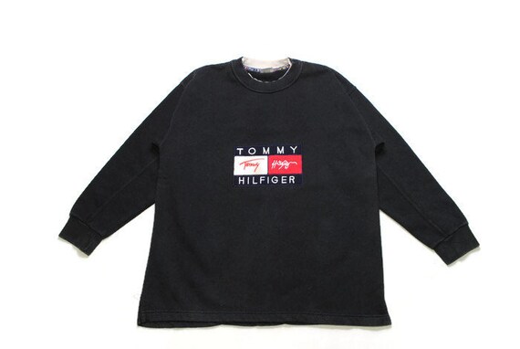 tommy hilfiger big logo sweatshirt