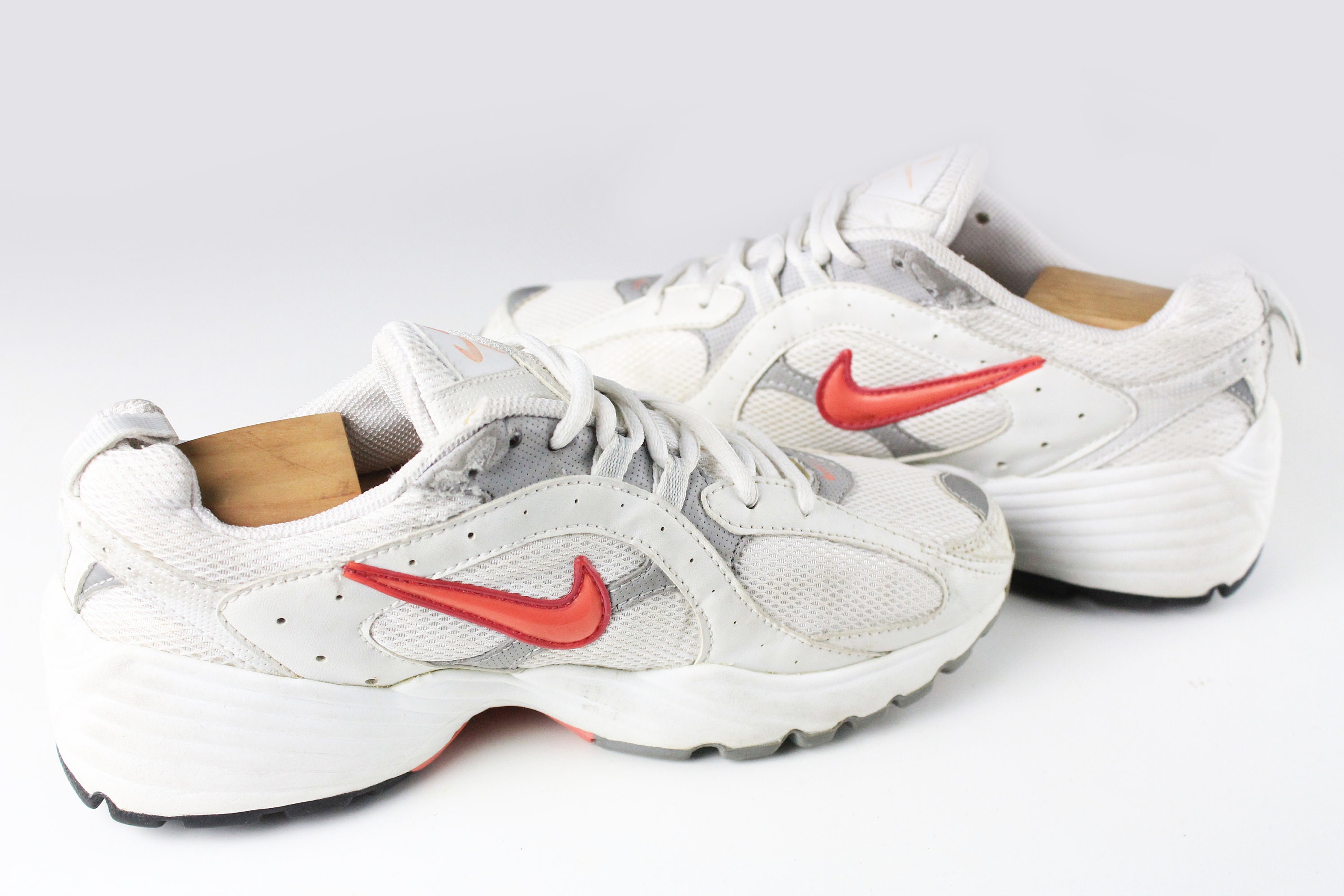 Vintage NIKE Sneakers Authentic Athletic Shoes Size US 6.5 Women s Rare Retro Sport 90s Style White Streetwear Runners Trainers Etsy UK