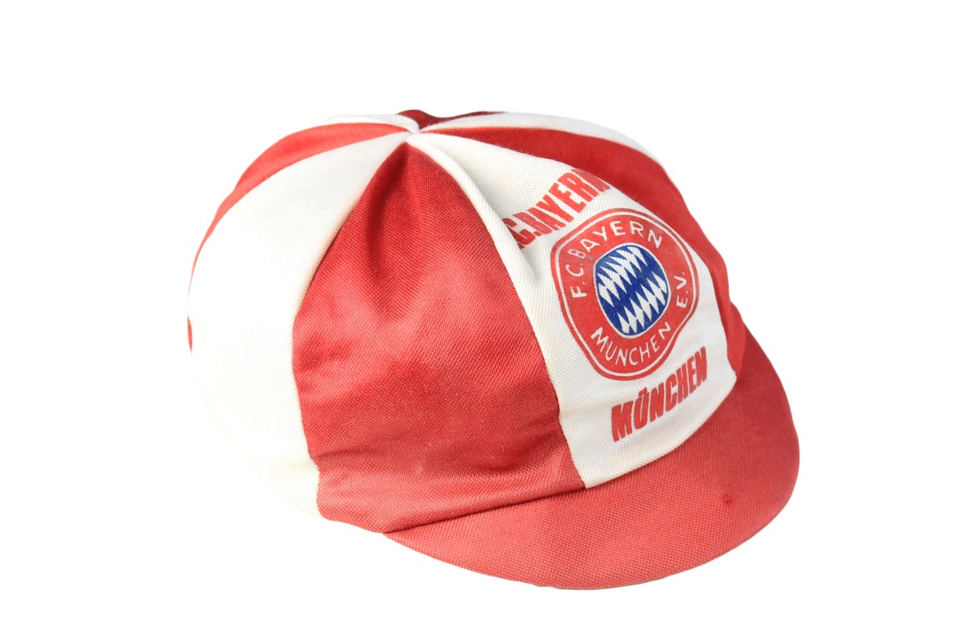 Casquette Vintage Bayern Munich Années 90 - Bleu Et Rouge - Réglable - État Impeccable