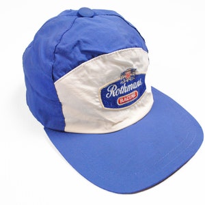 vintage ROTHMANS Racing Cap Hat One Size Big logo authentic race team retro 90s F1 Formula 1 bright USA style car moto fun 90s 80s baseball