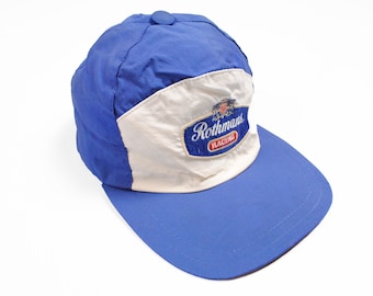 vintage ROTHMANS Racing Cap Hat One Size Big logo authentic race team retro 90s F1 Formula 1 bright USA style car moto fun 90s 80s baseball