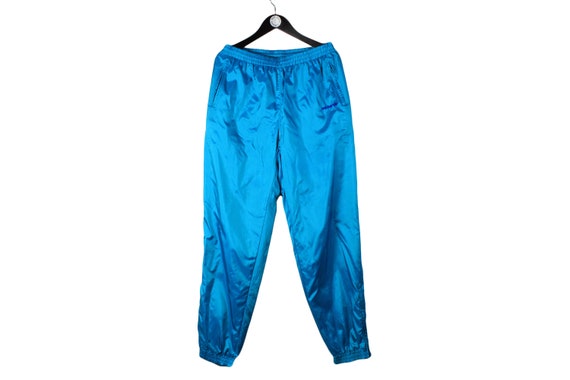 vintage ADIDAS men's Track Pants blue small logo … - image 1