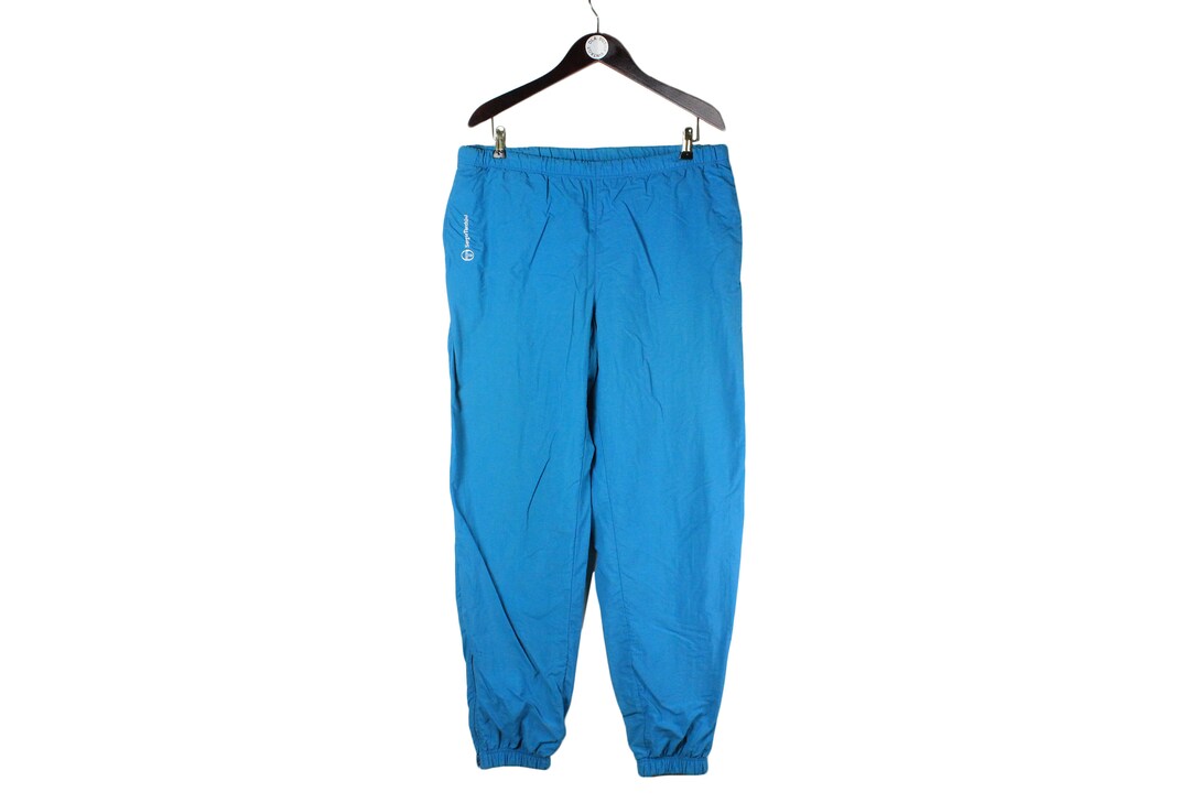 Vintage SERGIO TACCHINI Track Pants Blue Men's Size L - Etsy