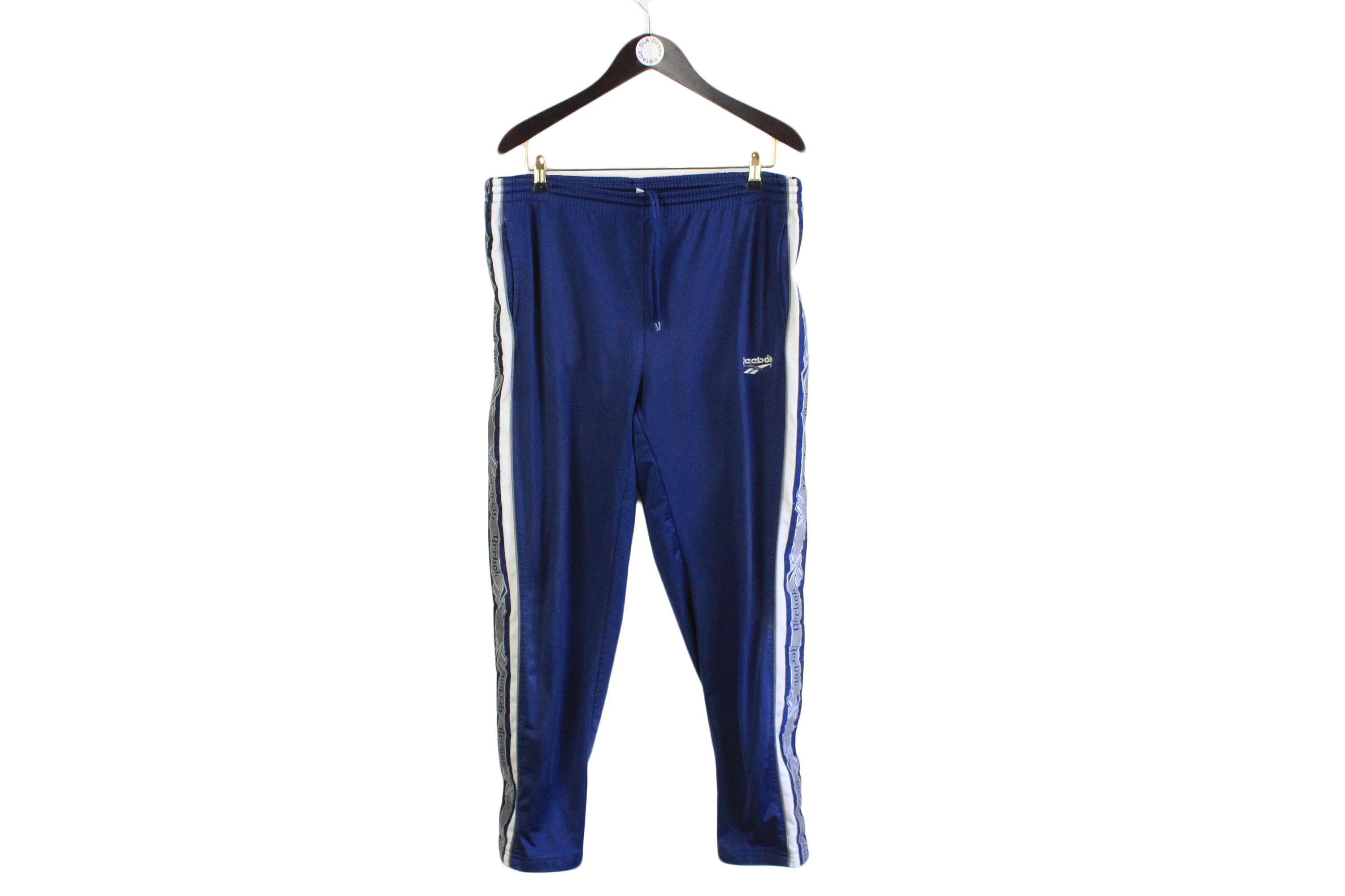 Vintage REEBOK Track Pants Size L Authentic Rare Trousers