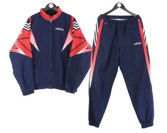 Déguisement Survêtement de Sport Année 80' Violet (veste, pantalon