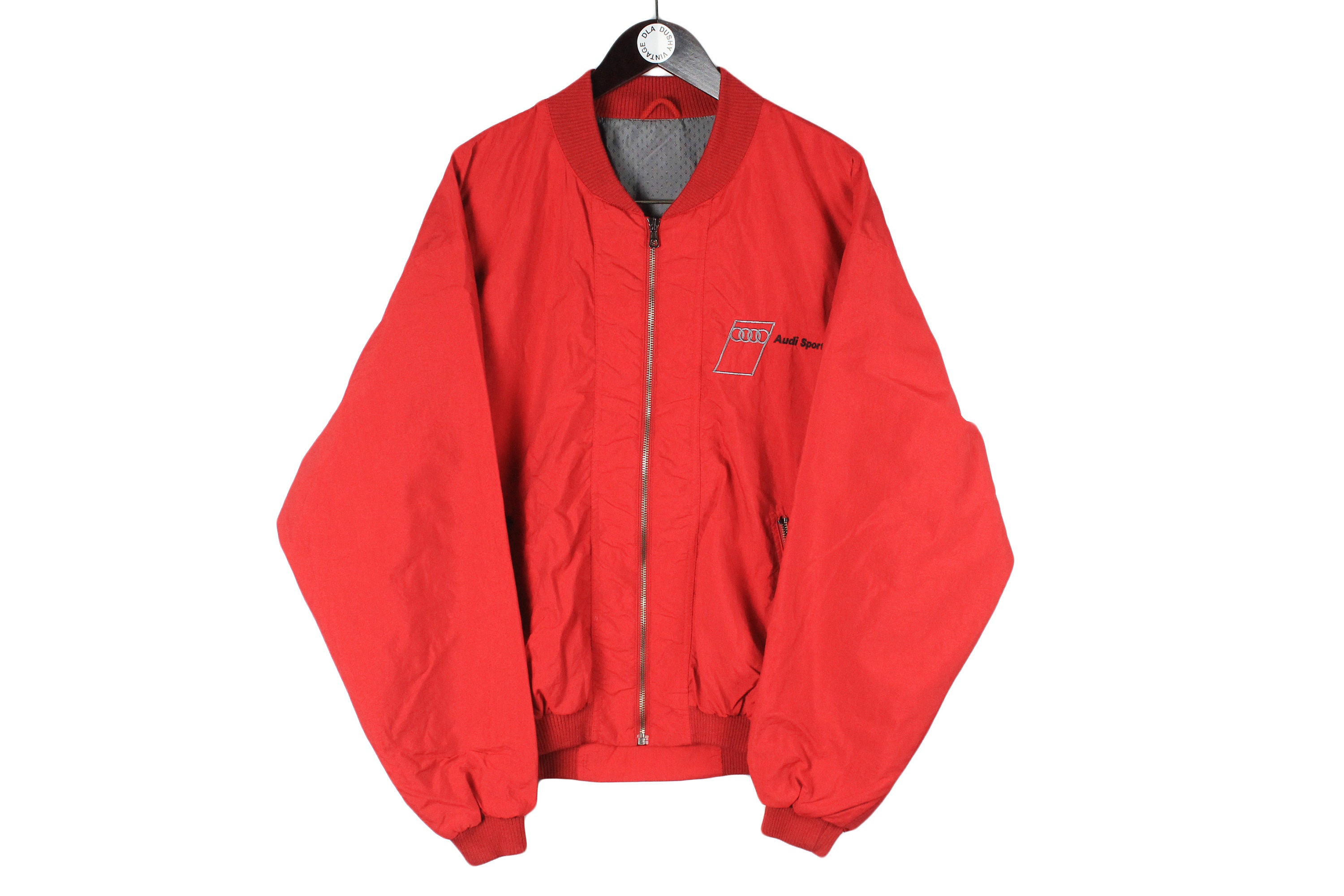 Vintage AUDI Bomber Jacket Men's Size XL Red Logo Authentic Vintage AUDI Bomber Jacket Men's Size XL Red Logo Authentic
