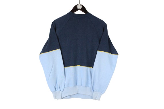 vintage PUMA sweatshirt authentic navy blue crewn… - image 2