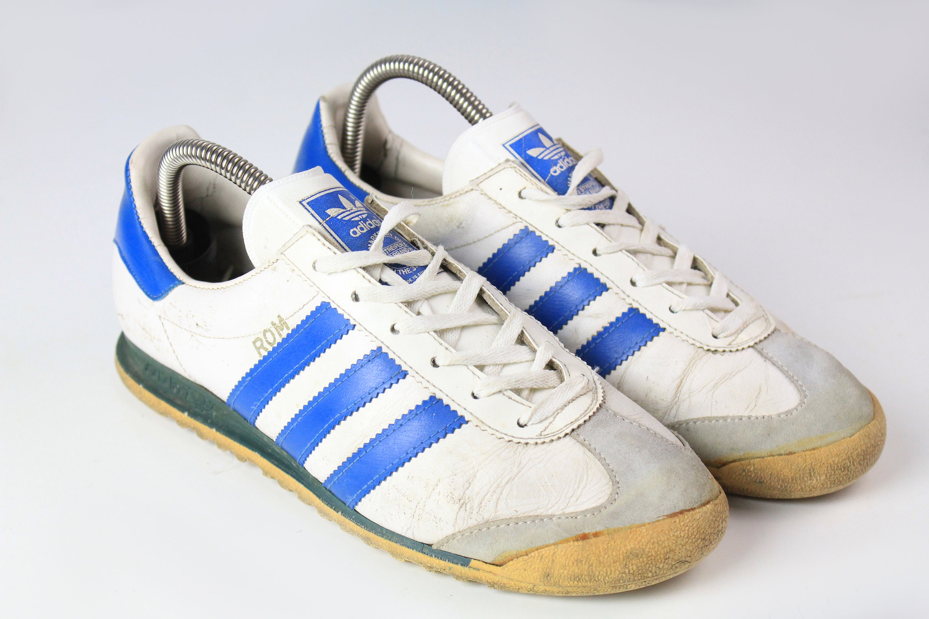 Setting stationery Ten years Vintage ADIDAS ROM Sneakers City Series Authentic White Size - Etsy Hong Kong Setting stationery Ten years Vintage ADIDAS ROM Sneakers City Series Authentic White Size - Etsy Hong Kong