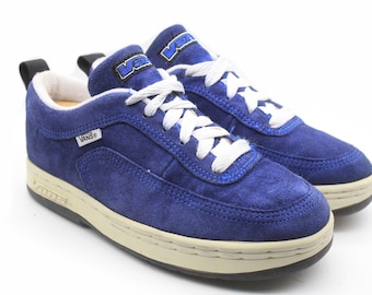 Vintage VANS Sneakers Made in Korea Authentic 90s Blue Suede