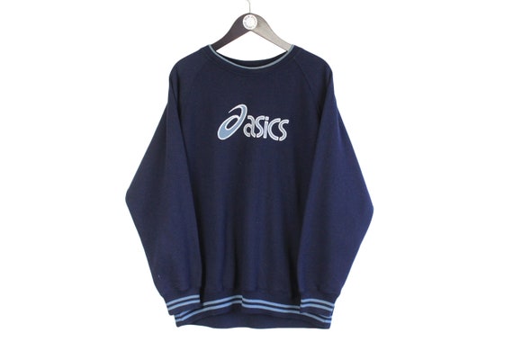 Premier recommend the Internet Vintage ASICS Sweatshirt Size L Authentic Rare Retro Sport - Etsy