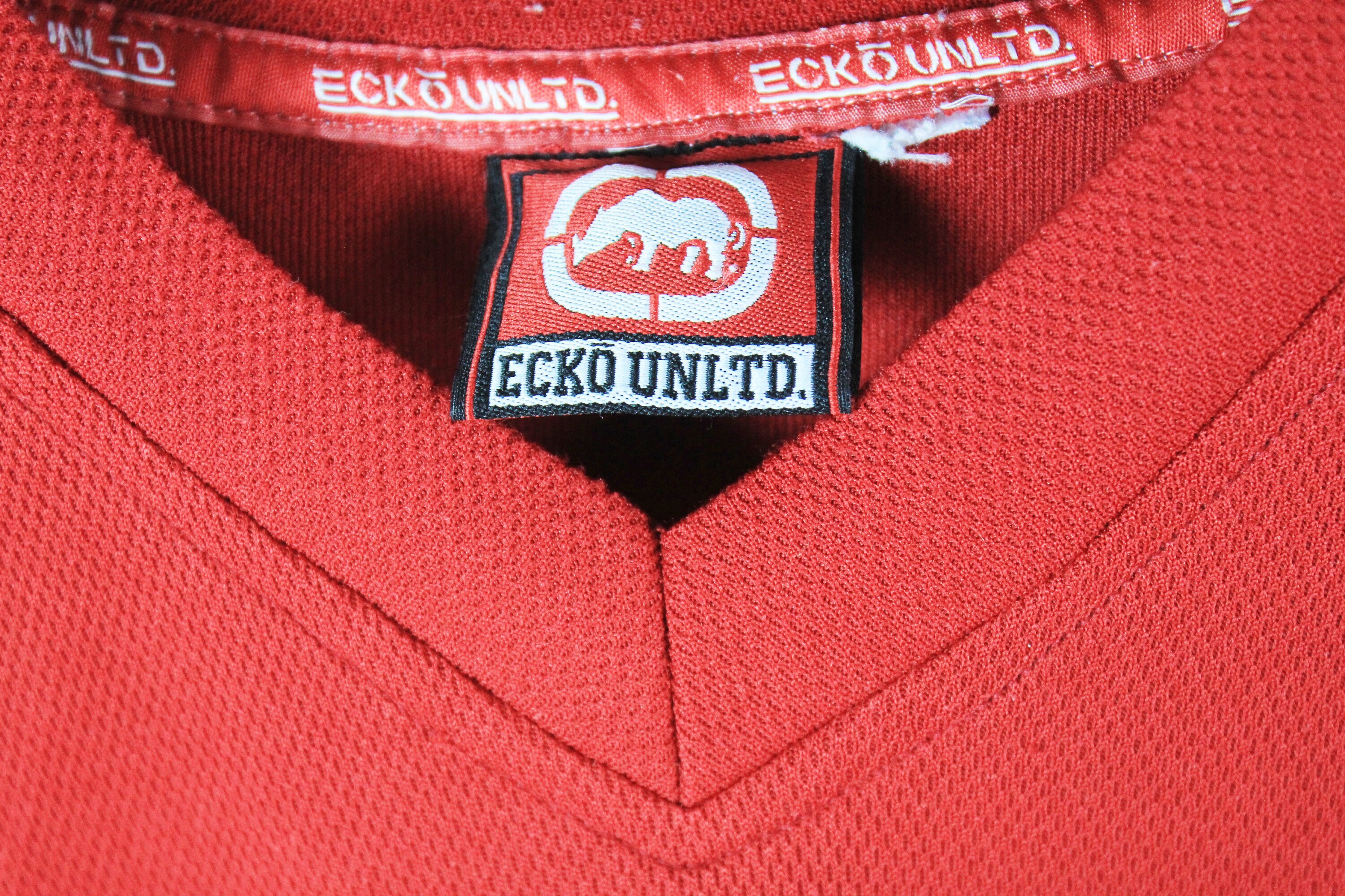 vintage レア　iloveny toro Vintage ECKO UNLTD hip hop t-shirt czerwony duże logo