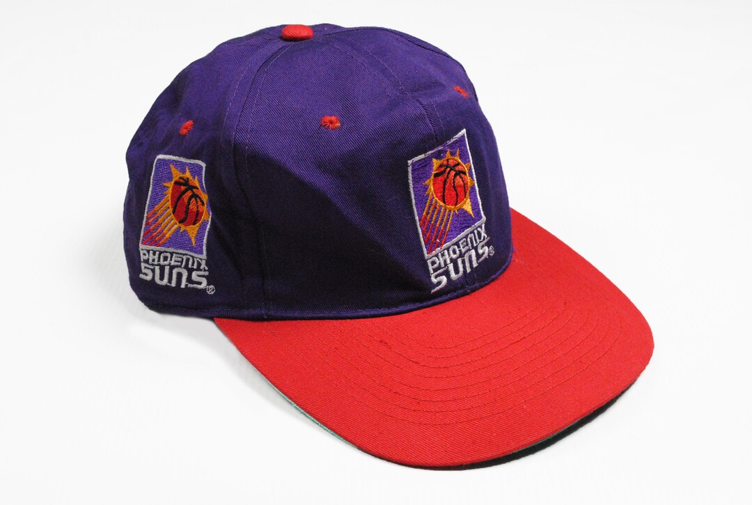 Vintage SUNS Phoenix Hat Big Logo Cap NBA Basketball Purple 
