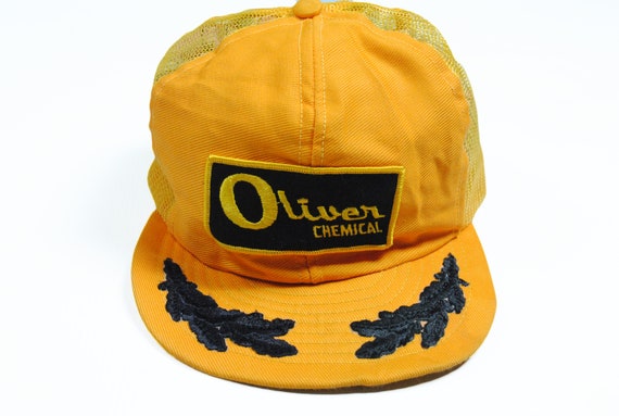 vintage OLIVER Chemical Trucker Hat big logo cap … - image 2
