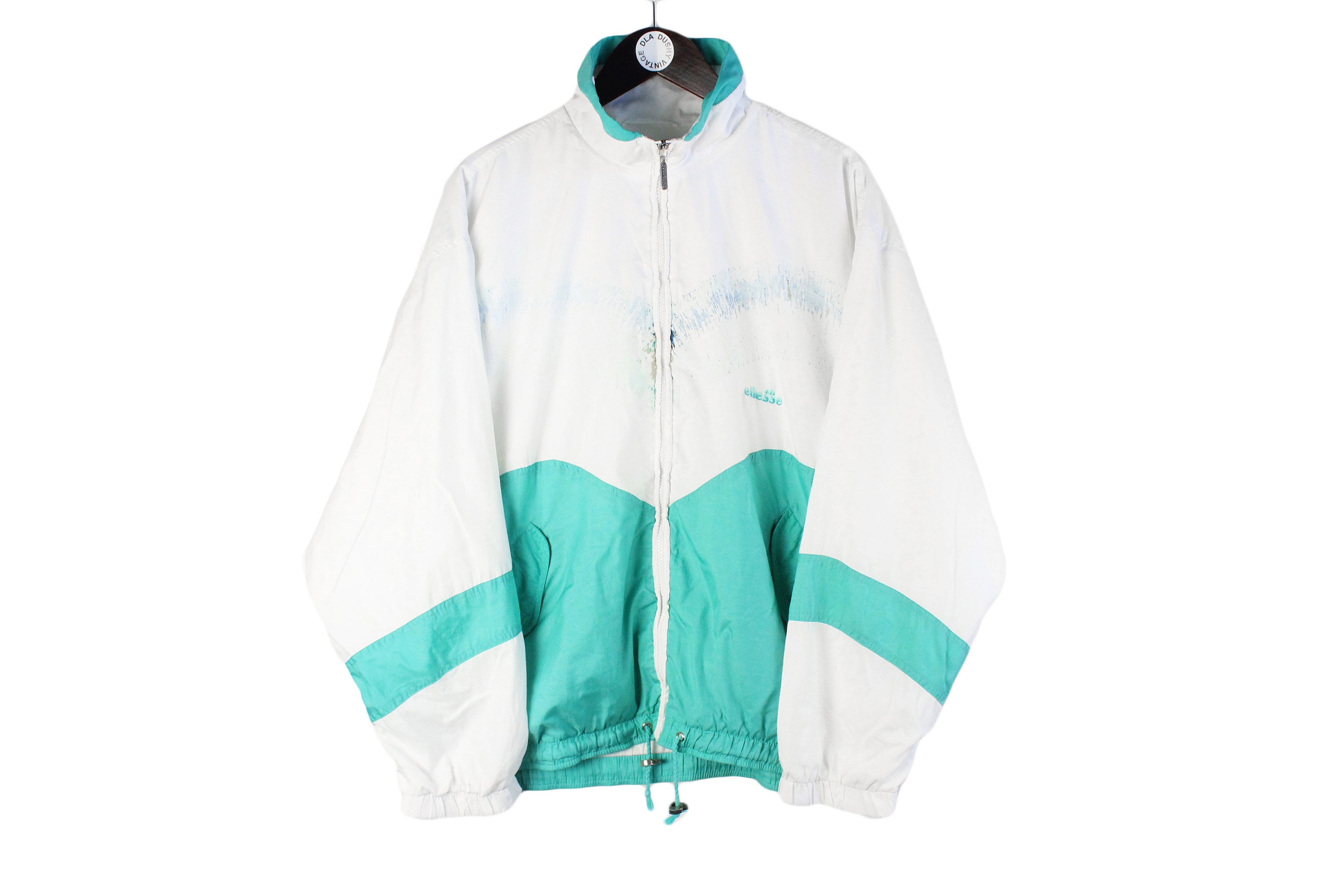 Vintage ELLESSE Track Jacket Women's Size XL Authentic White