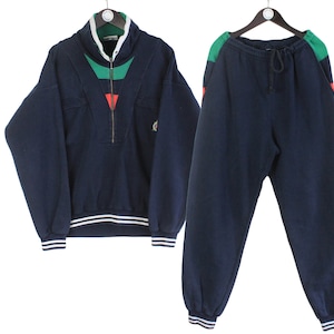 vintage HUGO BOSS Sport Suit Sweatshirt + Sweatpants Size XL men&#39;s retro sport clothing street style 90&#39;s authentic athletic jumper pants